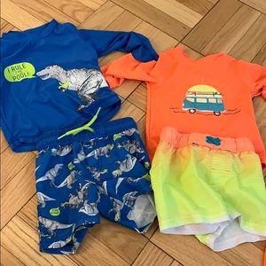 Toddler boys 18 month swim gear.